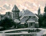 Mansion--zadlo-dabrowski-herb-radwan-family--postcard--michalowice--poland--1905