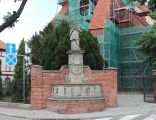 Church of the Holy Trinity in Zmigrod John of Nepomuk 2014 P08