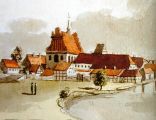 Kościół Karmelitów - panorama z 1802 r