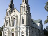 Kościół p.w. Matki Boskiej Bolesnej w Nieborowie - widok bryły światyni