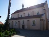 Kościół parafialny pw. Serca NMP i św. Mikołaja z lat 1662-1684, 1870 w Grabowie nad prosną nr. 760A od frontu