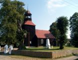 Jeziorki - kościół filialny p.w. Podwyższenia Krzyża z 1760 r.