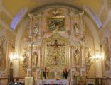 Kościół Rzymskokatolicki Podwyższenia Krzyża Świętego w Spycimierzu - ołtarz