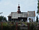 Kościół cmentarny p.w. św. Barbary w Solcu nad Wisłą od strony północnej.