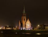 Legnica - kościół św. Jacka w nocy