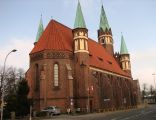 Back of Church of Pope Saint Leo the Great in Wejherowo