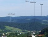 Góry Leluchowskie, widok ze Szczawnika GL2