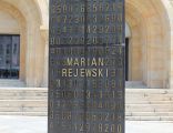 Polish cryptologists breaking Enigma ciphers monument 01