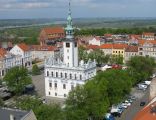 Chełmo - widok na rynek i ratusz