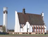 Sanktuarium Matki Bożej Nauczycielki Młodzieży w Warszawie, widok od strony południowej