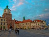 Lublin, Stare Miasto - Brama Krakowska i Plac Łokietka