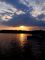 Zachód słońca nad jeziorem Paprocany