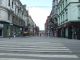 Katowice, pěší zóna na ulici Stawowa