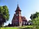 Mierzeszyn, powiat gdański, kościół protestancki z cmentarzem