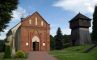 Church of St. Bartholomew and bell tower, Poręba Spytkowska village, Brzesko county, Lesser Poland Voivodeship, Poland