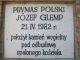 Tablica pamiątkowa - Kościół Świętego Krzyża w Bieganowie