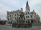 Leobschütz, Mariensäule und Rathaus