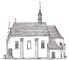 Kościół św. Mikołaja w Wysokiej by Jan Wiśniewski
