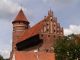 Widok na zamek Kapituły Warmińskiej w Olsztynie
